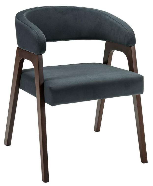 Стул-кресло Baxter серо-коричневого цвете