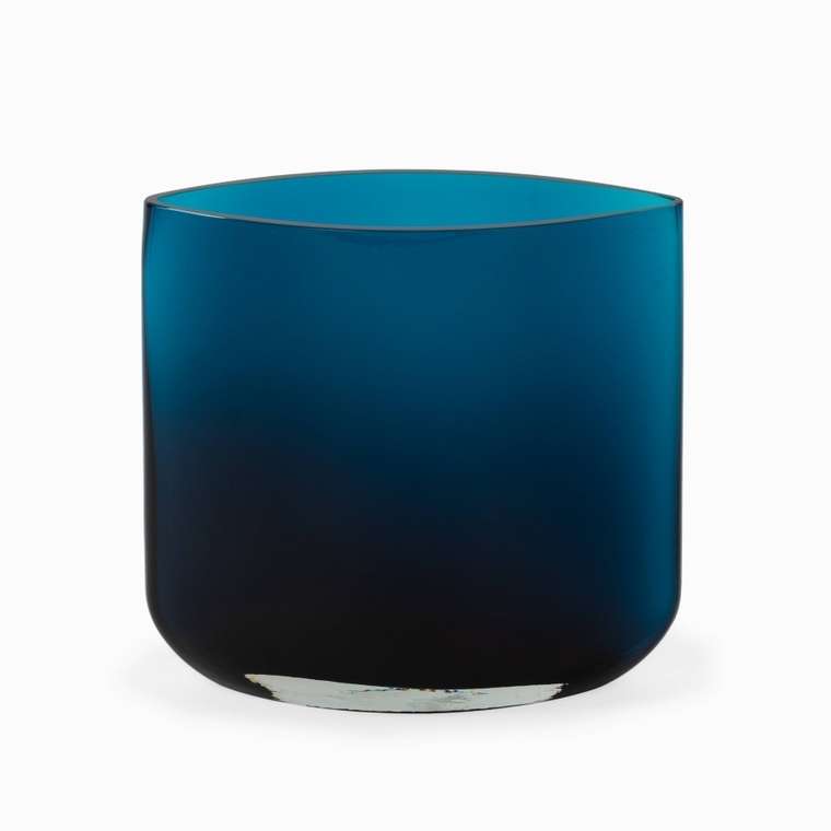 Ваза Blade Blue синего цвета