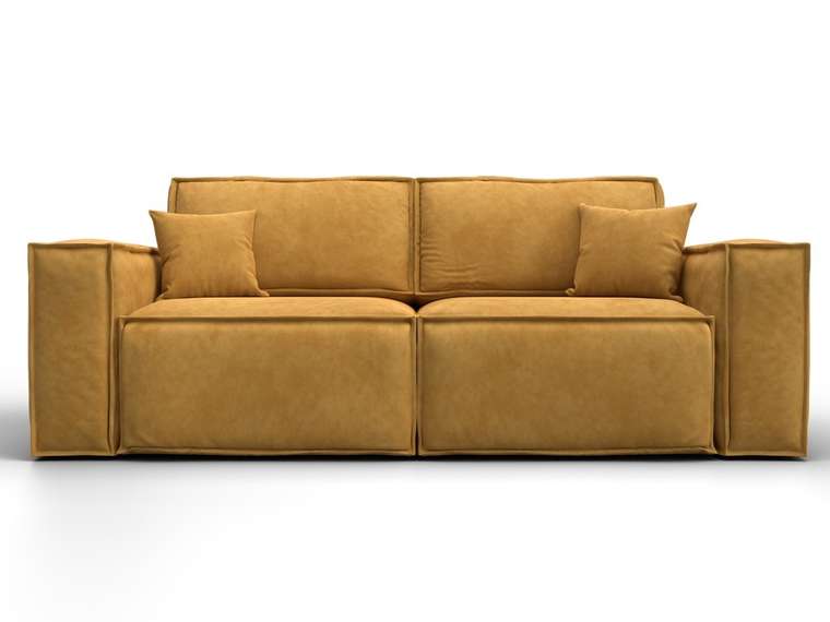 Диван-кровать Лига-081 желтого цвета