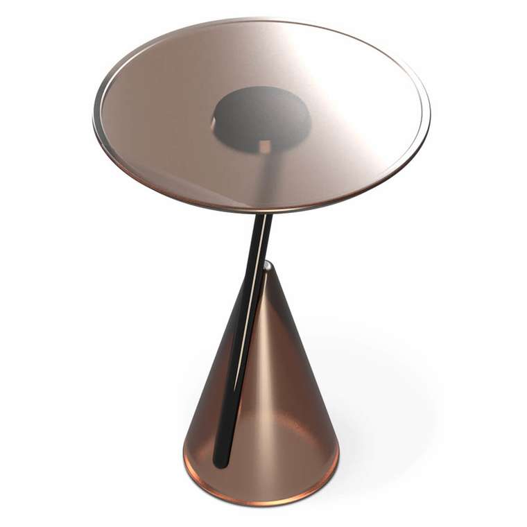 Кофейный столик Айс-коун коричнево-бежевого цвета