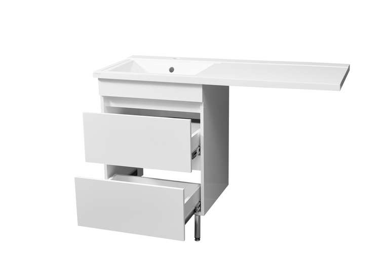 Тумба с раковиной Мадлен белого цвета