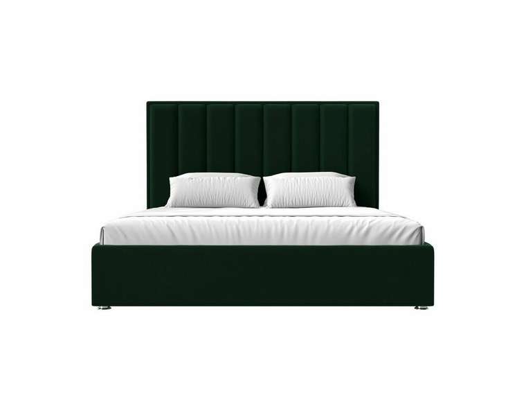 Кровать Афродита 180х200 темно-зеленого цвета с подъемным механизмом