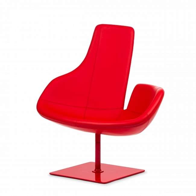 Кресло Fjord красного цвета