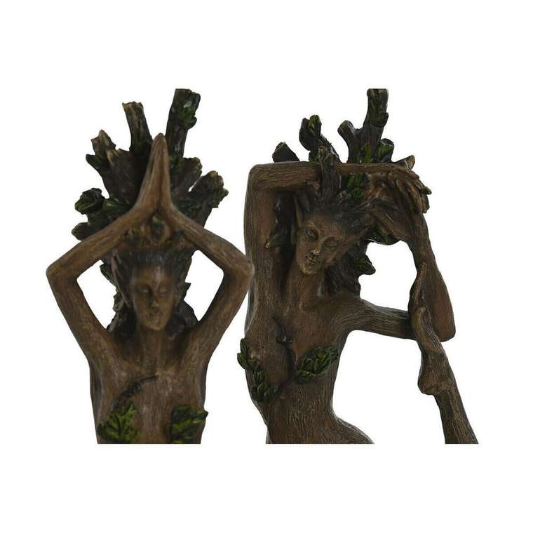 Декоративная фигура Коричневый Yoga Индиец 13 x 6 x 16 cm (2 штук)