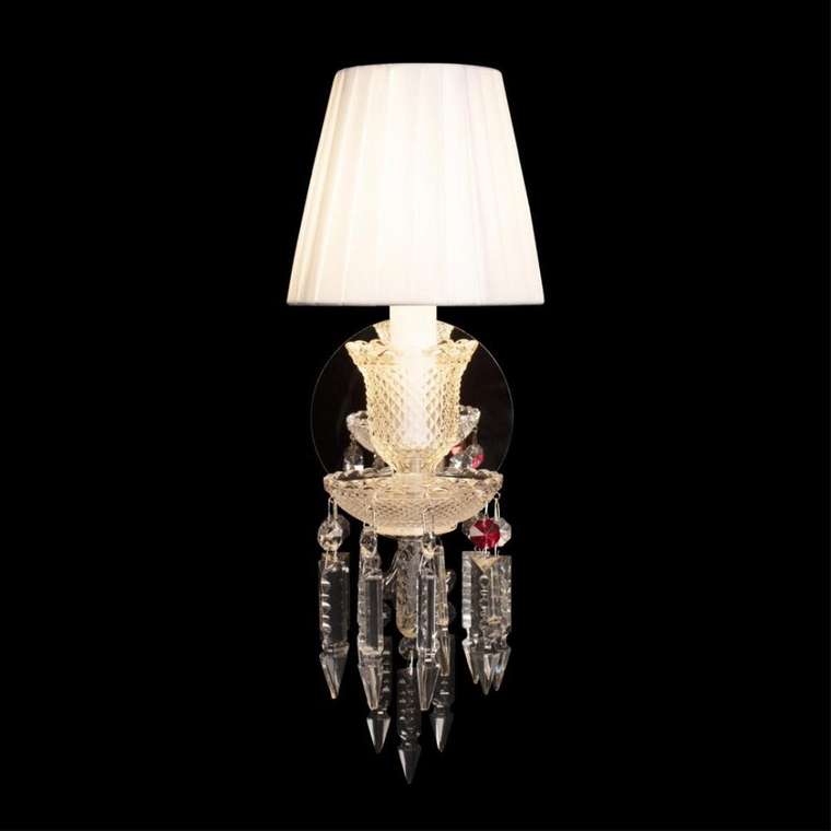 Бра Zenith 10210/1W White (ткань, цвет белый)