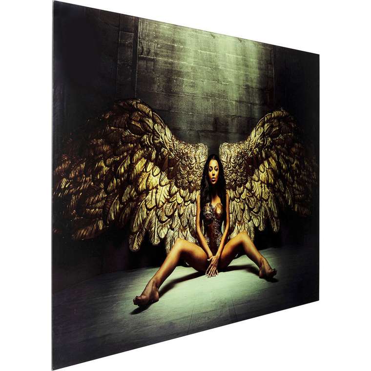 Картина Angels Wings на закаленном стекле