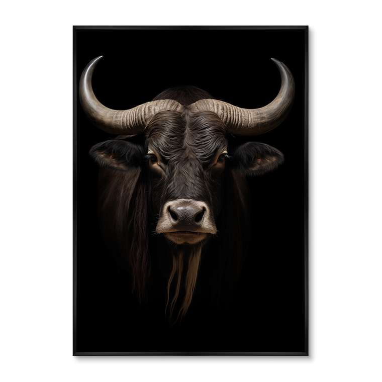 Репродукция картины Young Yaks, No 1, 2024г.