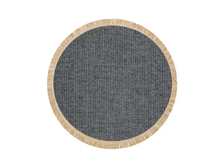 Ковер Brooklyn диаметр 155 бежево-серого цвета