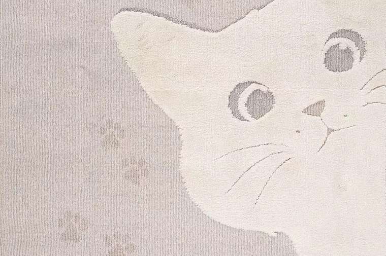 Ковер детский Cats 160x230 бежевого цвета