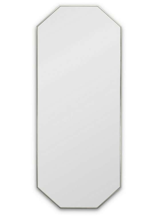 Настенное зеркало Stilig L в раме серебряного цвета