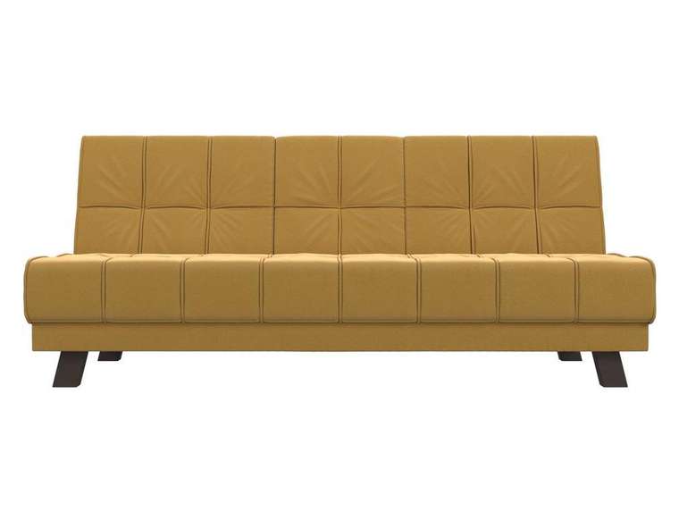 Прямой диван-кровать Винсент желтого цвета