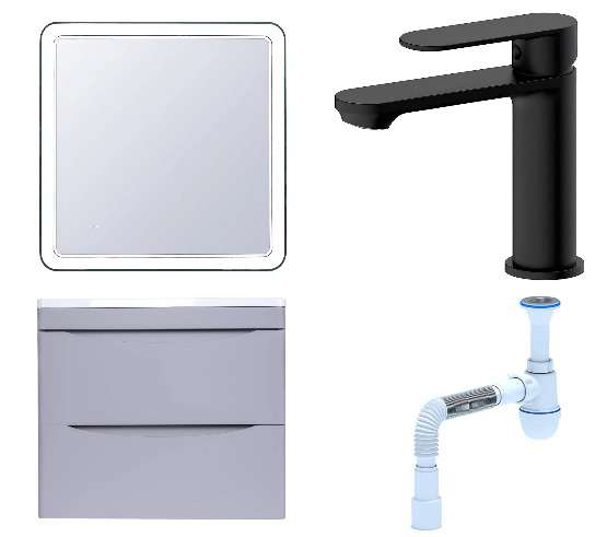 Комплект: Мебель для ванной Бергамо