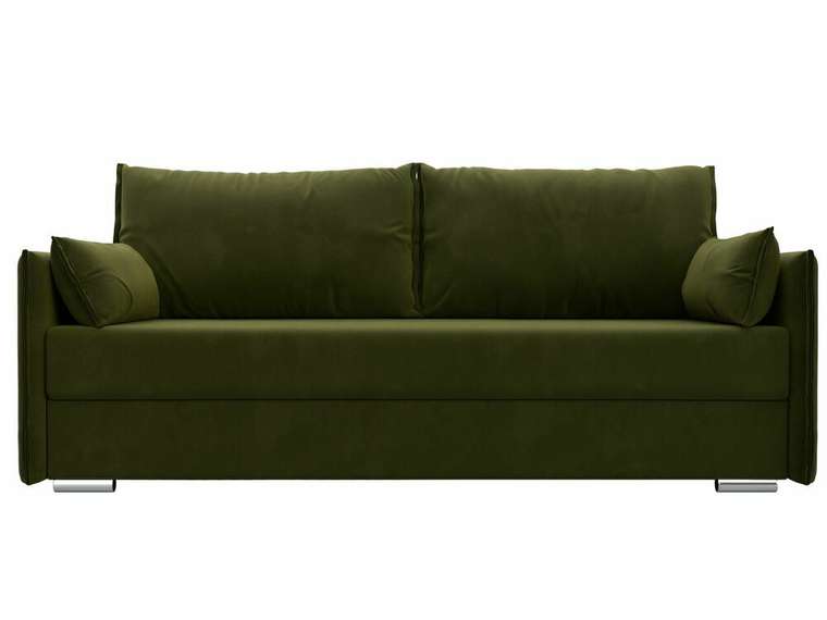 Прямой диван-кровать Сайгон зеленого цвета 