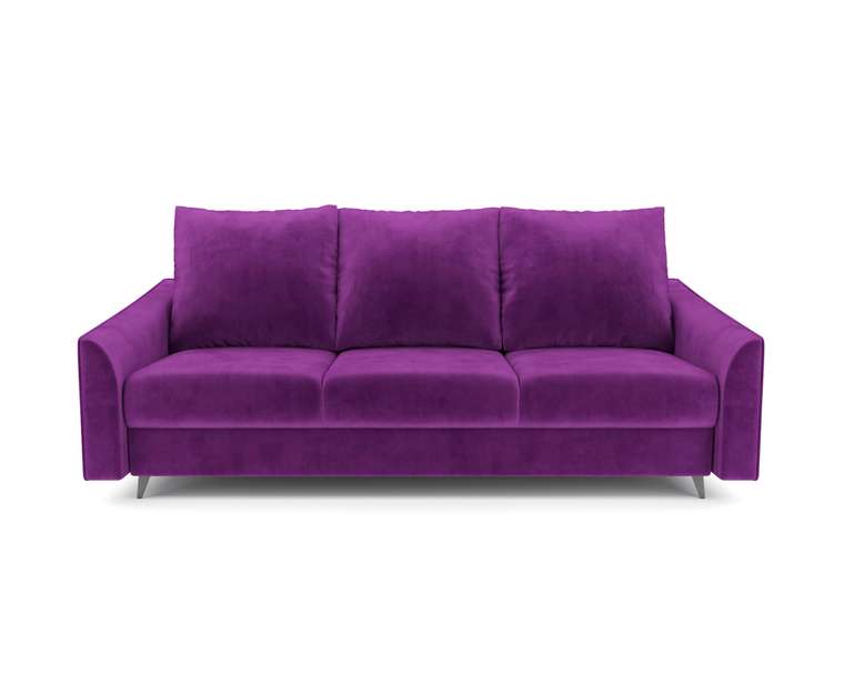 Прямой диван-кровать Уэльс фиолетового цвета