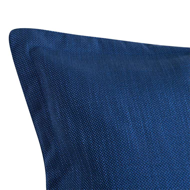 Подушка для дивана бело-синяя