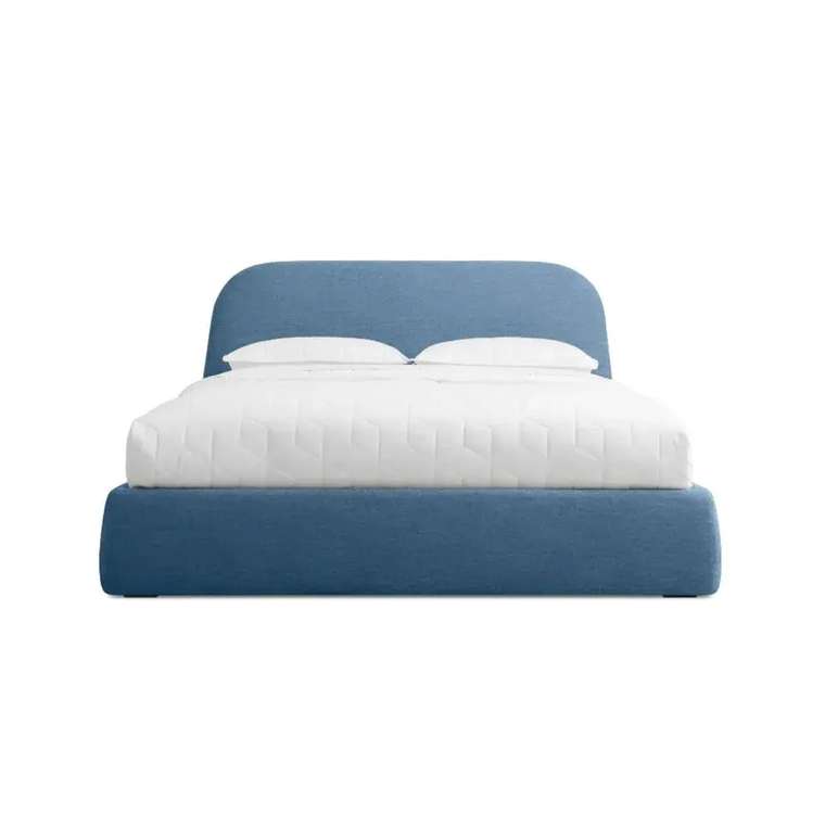 Кровать Joy 160х200 синего цвета