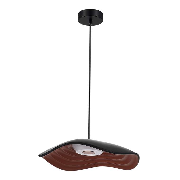 Светильник подвесной ST-Luce Черный/Черный, Оранжевый LED 1*12W 3000K OASIS