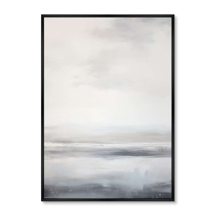 Репродукция картины Landscape collection, White silence, 2024г.