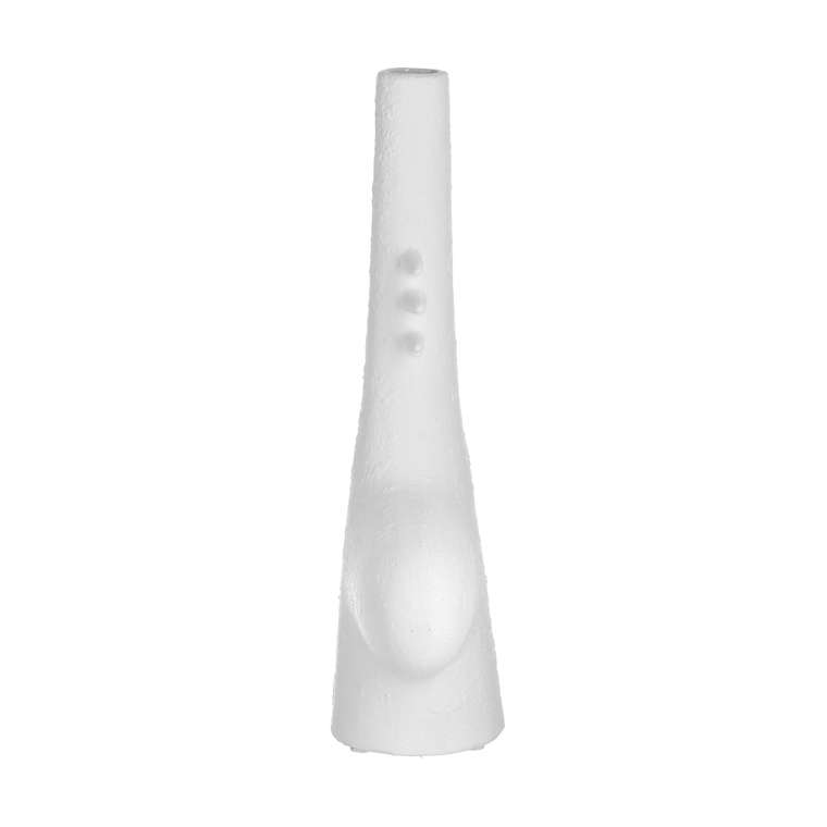 Керамическая ваза Form белого цвета