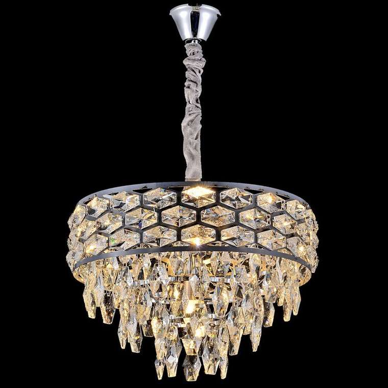 Хрустальная люстра 99380-0.4-400 CH (хрусталь, цвет прозрачный)