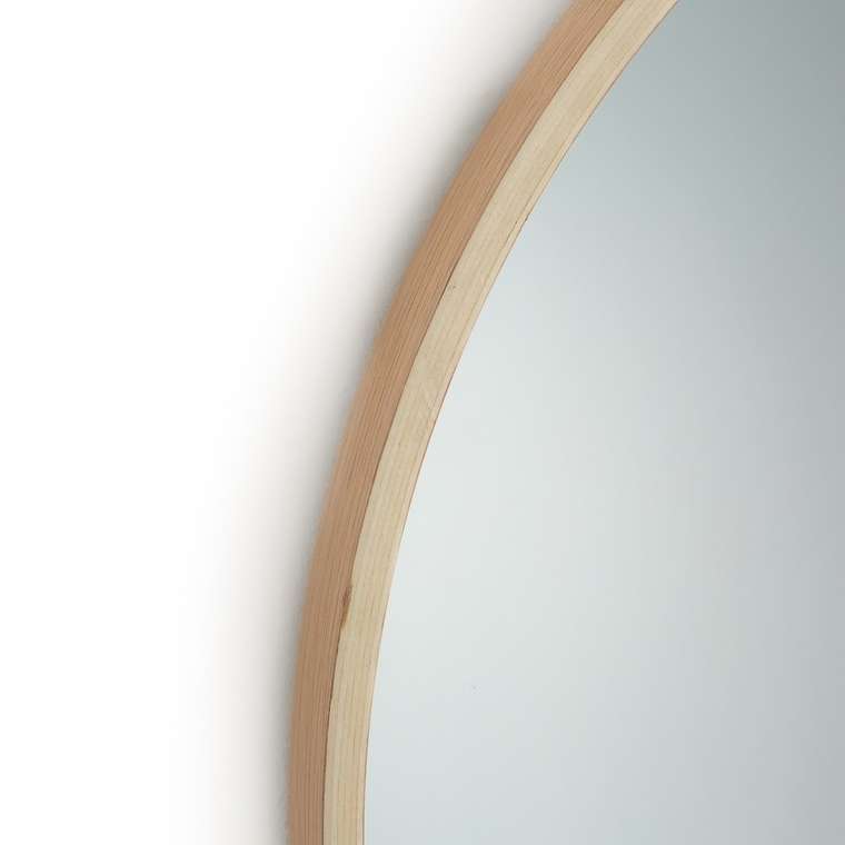 Настенное зеркало Alaria D59 бежевого цвета