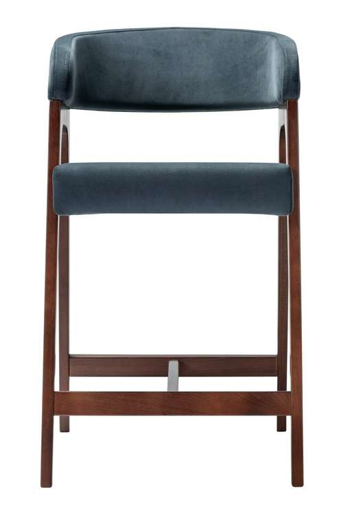 Полубарный стул Baxter серо-коричневого цвета
