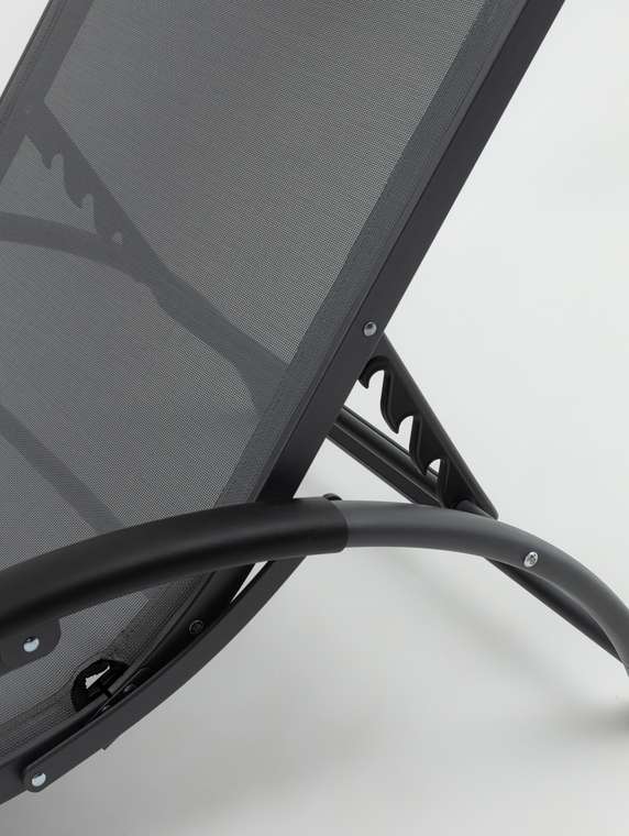 Шезлонг Денвер темно-серого цвета