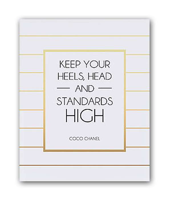 Постер "Keep your heels" А4