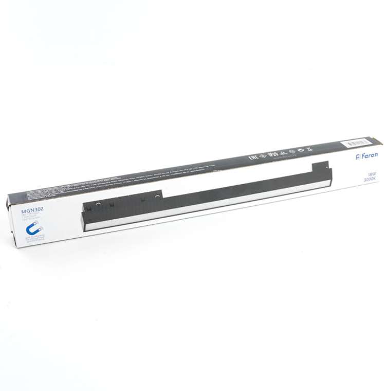 Трековый светодиодный светильник Feron MGN302 41944 низковольтный 18W 48V