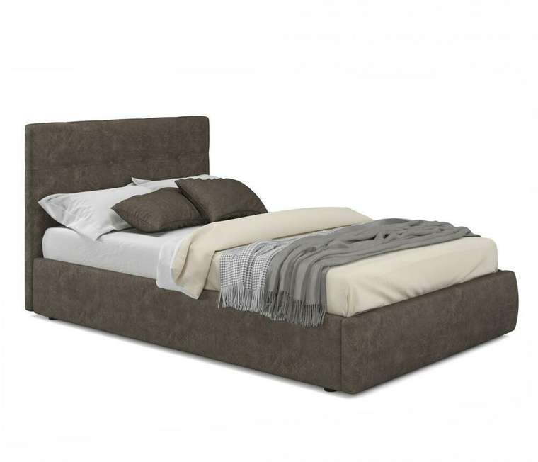 Кровать Selesta 120х200 коричневого цвета с подъемным механизмом 