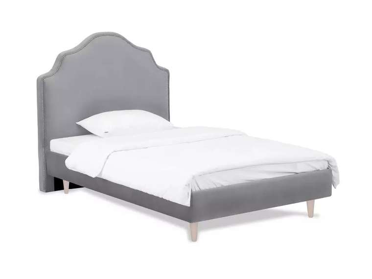 Кровать Princess II L 120х200 серого цвета