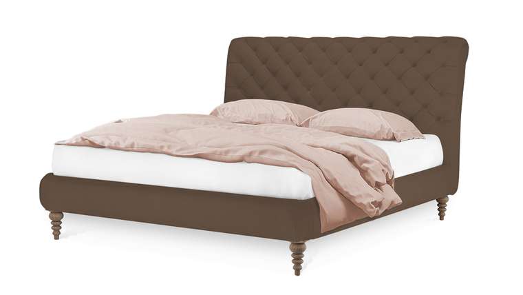 Кровать Тренто 160х200 коричневого цвета