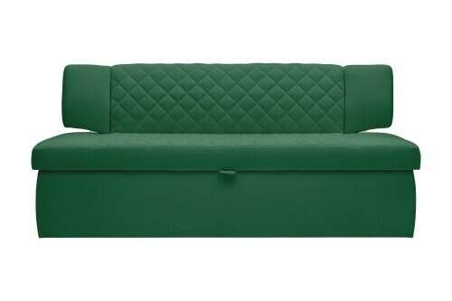 Прямой диван Эван зеленого цвета