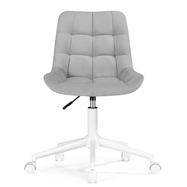 Офисный стул Честер светло-серого цвета 