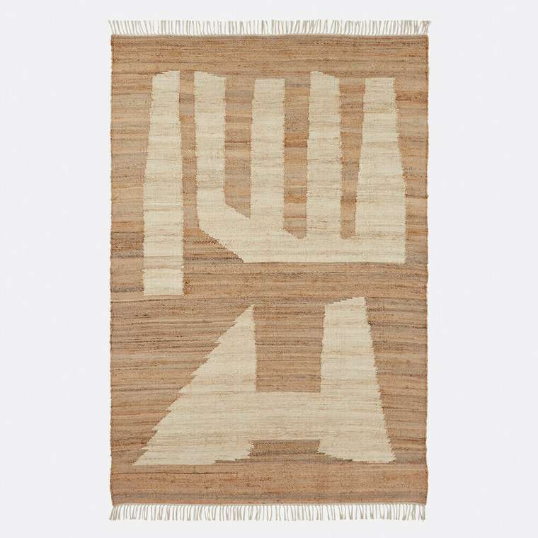 Ковер Uralio 120x170 бежевого цвета