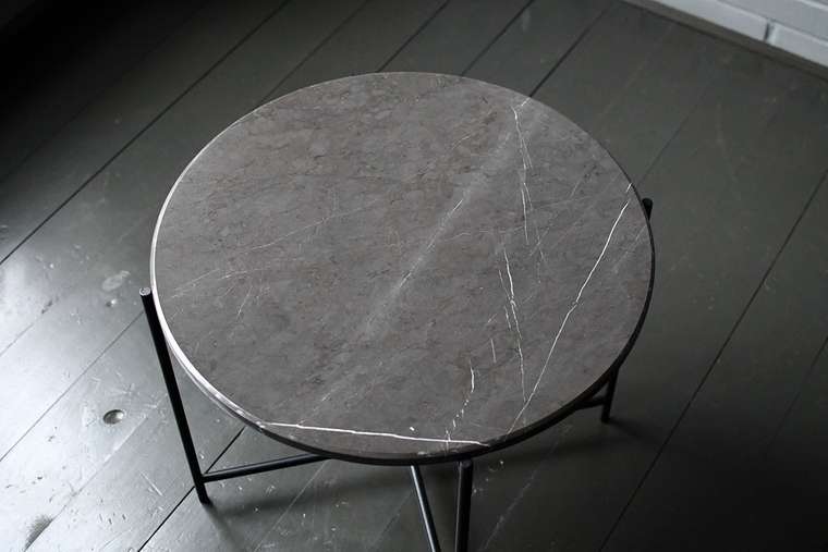 Кофейный стол Marble серого цвета