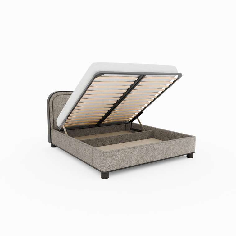 Кровать Sard с подъемным механизмом и боксом для хранения 160*200 в Milano 4, изголовье и ножки 90P15, с раздельной царгой