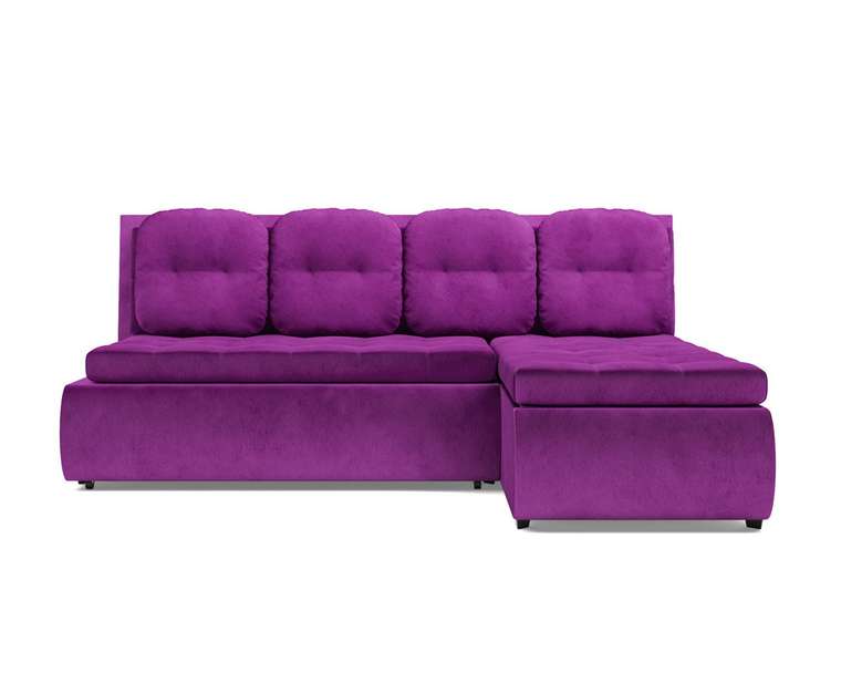 Угловой диван-кровать Кормак фиолетового цвета