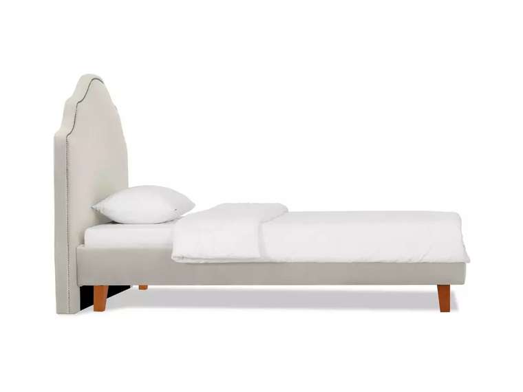 Кровать Princess II L 120х200 светло-серого цвета