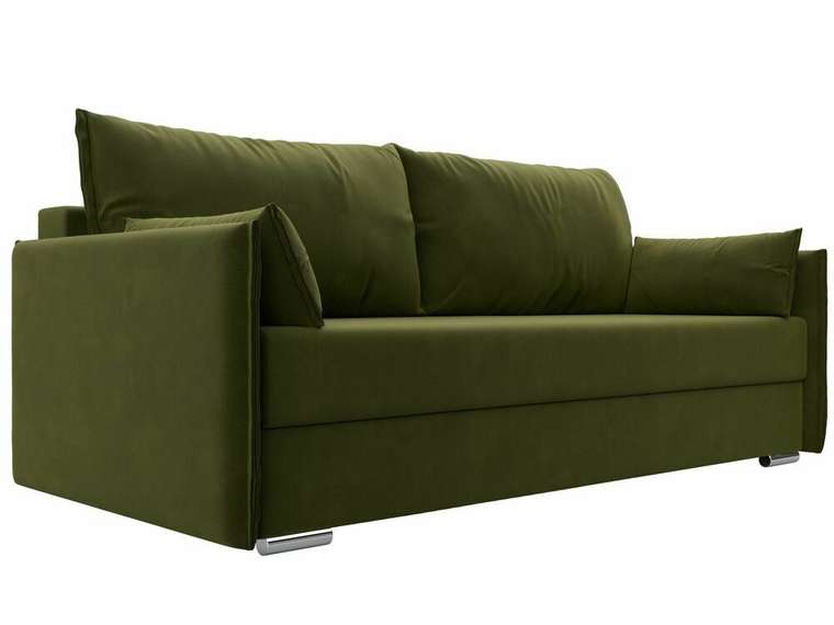 Прямой диван-кровать Сайгон зеленого цвета 