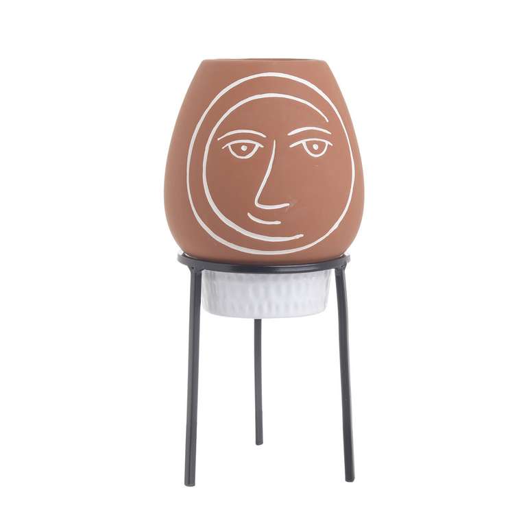 Кашпо Face на подставке