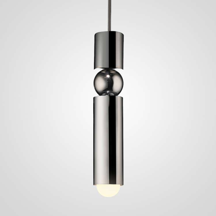 Подвесной светильник Fulcrum by Broom Brass цвета хром