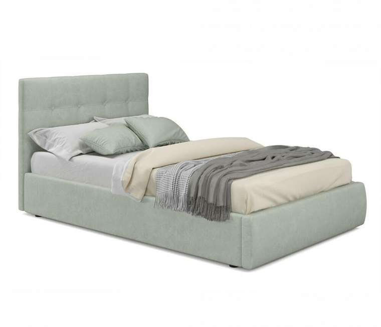 Кровать с подъемным механизмом Selesta 120х200 серого цвета