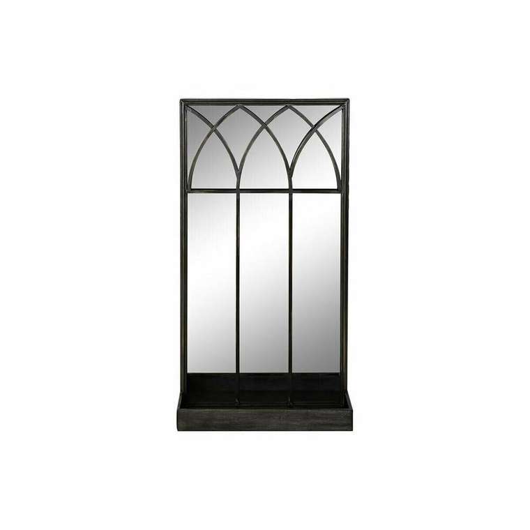 Зеркало на подставке Чёрный Металл Зеркало 40 x 12 x 80