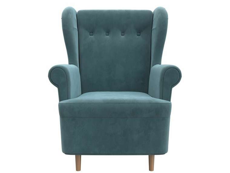 Кресло Торин темно-бирюзового цвета