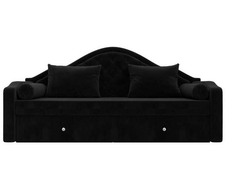 Диван-кровать Сойер черного цвета