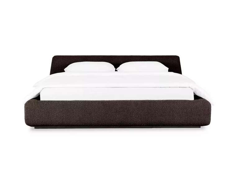 Кровать Vatta 160х200 темно-коричневого цвета с подъемный механизмом