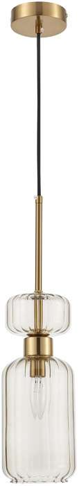 Подвесной светильник 1141/1S E14*60W Antigue copper/Beige Escada GLOSS Beige