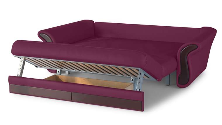 Диван-кровать Арес L фиолетового цвета 