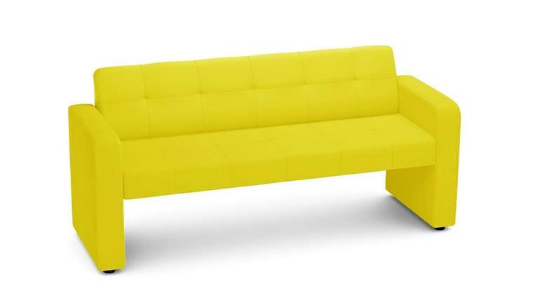 Кухонный диван Бариста 140 желтого цвета